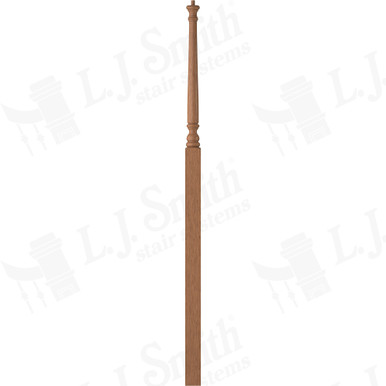 L.J. Smith 3" Intermediate Landing Newel · LJ-4018-WO — stair parts selection with LeviArs Design & Remodeling
