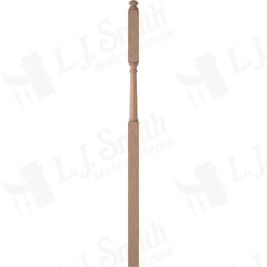 L.J. Smith 3" Intermediate Landing Newel · LJ-4046-HK — stair parts selection with LeviArs Design & Remodeling