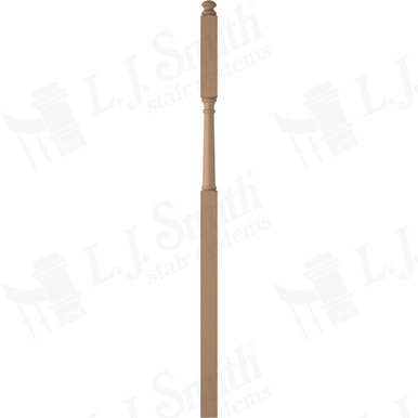 L.J. Smith 3" Intermediate Landing Newel · LJ-4046-P — stair parts selection with LeviArs Design & Remodeling