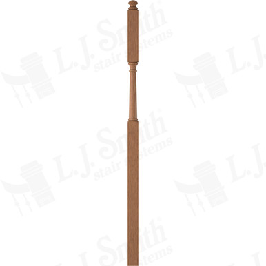L.J. Smith 3" Intermediate Landing Newel · LJ-4046-WO — stair parts selection with LeviArs Design & Remodeling