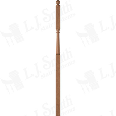L.J. Smith 3" Intermediate Landing Newel · LJ-4046BT-WO — stair parts selection with LeviArs Design & Remodeling