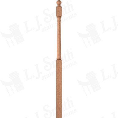 L.J. Smith 3" Intermediate Landing Newel · LJ-4053BT-O — stair parts selection with LeviArs Design & Remodeling