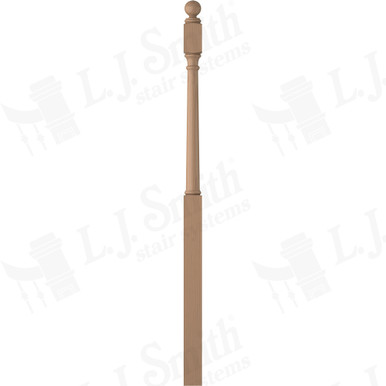 L.J. Smith 3" Intermediate Landing Newel · LJ-4053BT-P — stair parts selection with LeviArs Design & Remodeling