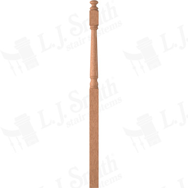 L.J. Smith 3" Intermediate Landing Newel · LJ-4053OT-O — stair parts selection with LeviArs Design & Remodeling