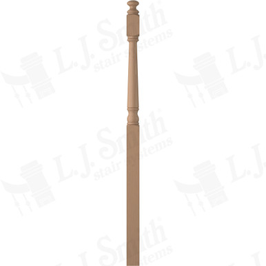 L.J. Smith 3" Intermediate Landing Newel · LJ-4053OT-P — stair parts selection with LeviArs Design & Remodeling