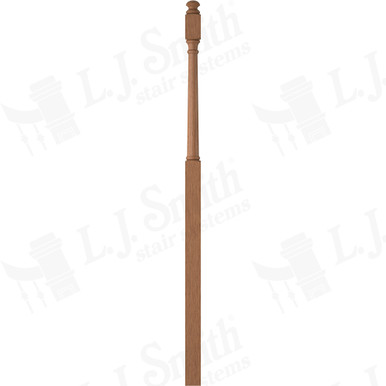 L.J. Smith 3" Intermediate Landing Newel · LJ-4055-WO — stair parts selection with LeviArs Design & Remodeling