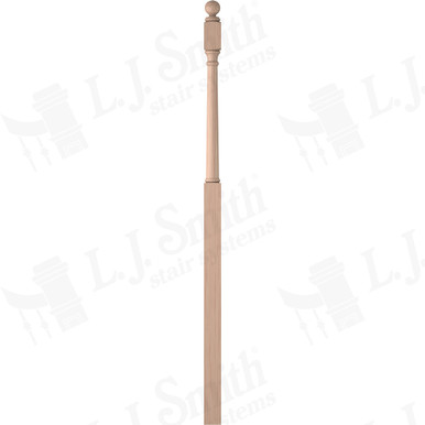 L.J. Smith 3" Intermediate Landing Newel · LJ-4055BT-B — stair parts selection with LeviArs Design & Remodeling