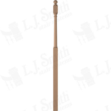 L.J. Smith 3" Intermediate Landing Newel · LJ-4055BT-P — stair parts selection with LeviArs Design & Remodeling