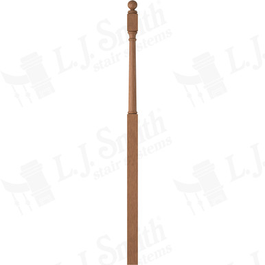 L.J. Smith 3" Intermediate Landing Newel · LJ-4055BT-WO — stair parts selection with LeviArs Design & Remodeling
