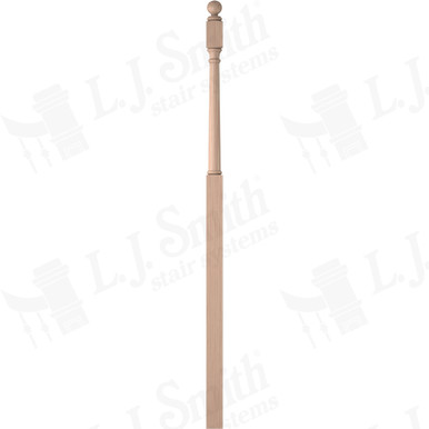 L.J. Smith 3" Intermediate Landing Newel · LJ-4058BT-B — stair parts selection with LeviArs Design & Remodeling