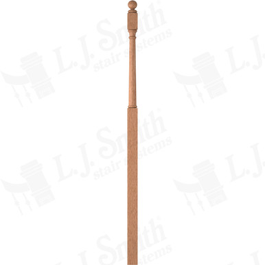 L.J. Smith 3" Intermediate Landing Newel · LJ-4058BT-O — stair parts selection with LeviArs Design & Remodeling