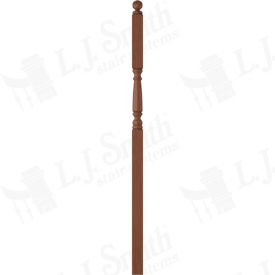 L.J. Smith 3" Intermediate Landing Newel · LJ-4156-C — stair parts selection with LeviArs Design & Remodeling