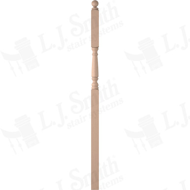 L.J. Smith 3" Intermediate Landing Newel · LJ-4156-M — stair parts selection with LeviArs Design & Remodeling