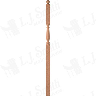 L.J. Smith 3" Intermediate Landing Newel · LJ-4156-O — stair parts selection with LeviArs Design & Remodeling