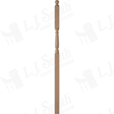 L.J. Smith 3" Intermediate Landing Newel · LJ-4156-P — stair parts selection with LeviArs Design & Remodeling