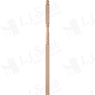 L.J. Smith 3" Intermediate Landing Newel · LJ-4605-B — stair parts selection with LeviArs Design & Remodeling