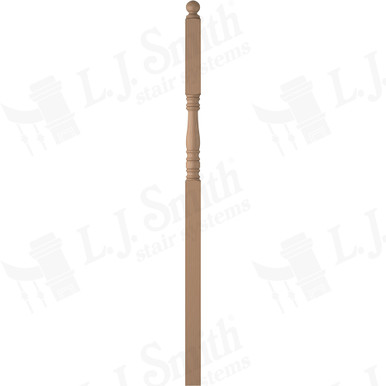 L.J. Smith 3" Intermediate Landing Newel · LJ-4605-P — stair parts selection with LeviArs Design & Remodeling