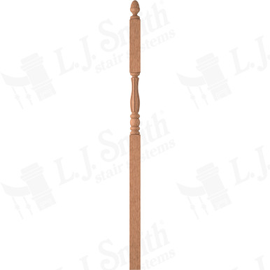 L.J. Smith 3" Intermediate Landing Newel · LJF-3246-O — stair parts selection with LeviArs Design & Remodeling