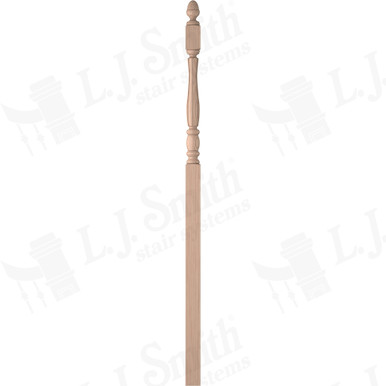 L.J. Smith 3" Intermediate Landing Newel · LJF-3258-B — stair parts selection with LeviArs Design & Remodeling