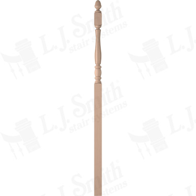 L.J. Smith 3" Intermediate Landing Newel · LJF-3258-M — stair parts selection with LeviArs Design & Remodeling