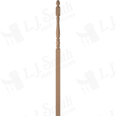 L.J. Smith 3" Intermediate Landing Newel · LJF-3258-P — stair parts selection with LeviArs Design & Remodeling