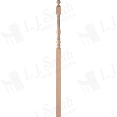 L.J. Smith 3" Intermediate Landing Newel · LJF-3258BT-B — stair parts selection with LeviArs Design & Remodeling