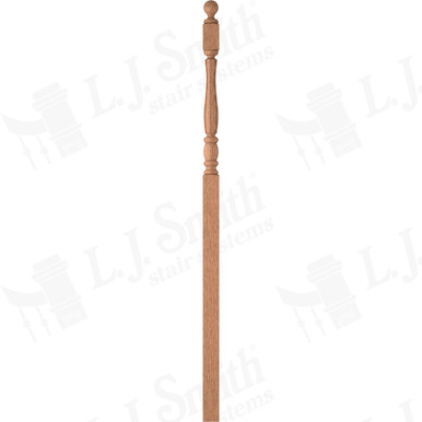 L.J. Smith 3" Intermediate Landing Newel · LJF-3258BT-O — stair parts selection with LeviArs Design & Remodeling