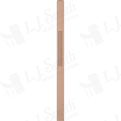L.J. Smith 3" Intermediate Landing Newel · LJF-4111-HM — stair parts selection with LeviArs Design & Remodeling