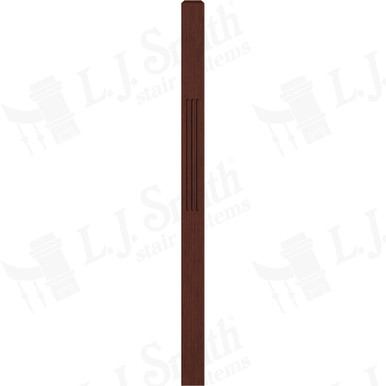 L.J. Smith 3" Intermediate Landing Newel · LJF-4111-MH — stair parts selection with LeviArs Design & Remodeling