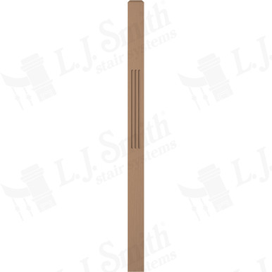 L.J. Smith 3" Intermediate Landing Newel · LJF-4111-P — stair parts selection with LeviArs Design & Remodeling