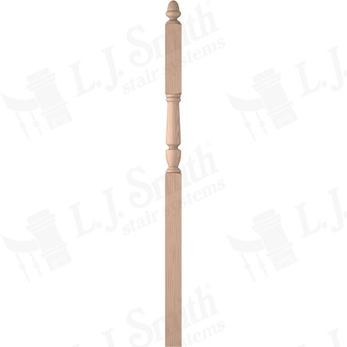 L.J. Smith 3" Intermediate Landing Newel · LJP-3246-B — stair parts selection with LeviArs Design & Remodeling