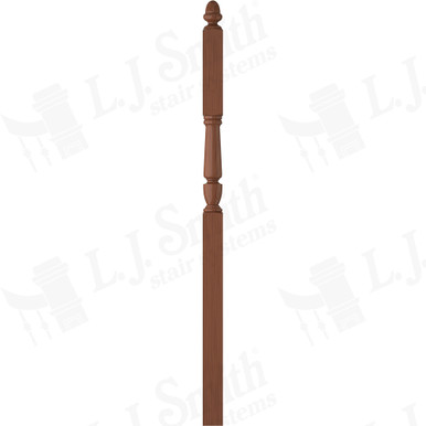 L.J. Smith 3" Intermediate Landing Newel · LJP-3246-C — stair parts selection with LeviArs Design & Remodeling