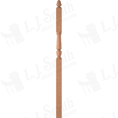 L.J. Smith 3" Intermediate Landing Newel · LJP-3246-O — stair parts selection with LeviArs Design & Remodeling