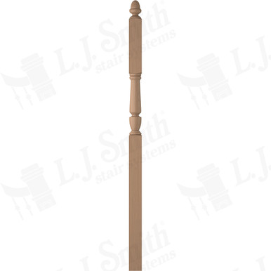 L.J. Smith 3" Intermediate Landing Newel · LJP-3246-P — stair parts selection with LeviArs Design & Remodeling