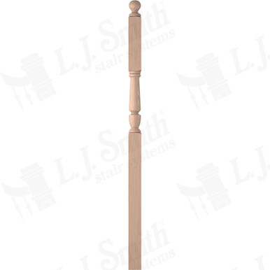 L.J. Smith 3" Intermediate Landing Newel · LJP-3246BT-B — stair parts selection with LeviArs Design & Remodeling