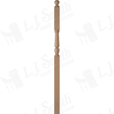 L.J. Smith 3" Intermediate Landing Newel · LJP-3246BT-P — stair parts selection with LeviArs Design & Remodeling