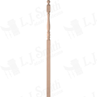 L.J. Smith 3" Intermediate Landing Newel · LJP-3258BT-B — stair parts selection with LeviArs Design & Remodeling