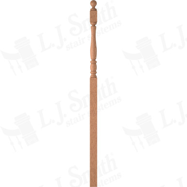 L.J. Smith 3" Intermediate Landing Newel · LJP-3258BT-O — stair parts selection with LeviArs Design & Remodeling