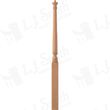 L.J. Smith 3" Long Utility Newel · LJ-4014-AL — stair parts selection with LeviArs Design & Remodeling