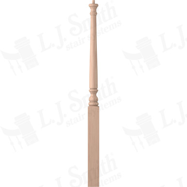 L.J. Smith 3" Long Utility Newel · LJ-4014-B — stair parts selection with LeviArs Design & Remodeling