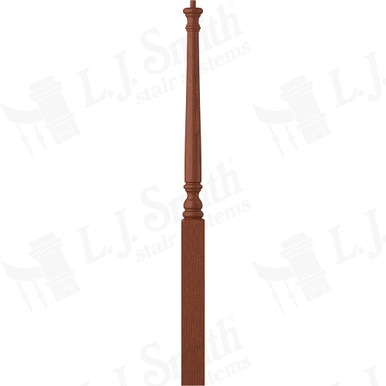 L.J. Smith 3" Long Utility Newel · LJ-4014-BRZC — stair parts selection with LeviArs Design & Remodeling