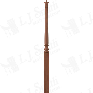 L.J. Smith 3" Long Utility Newel · LJ-4014-C — stair parts selection with LeviArs Design & Remodeling