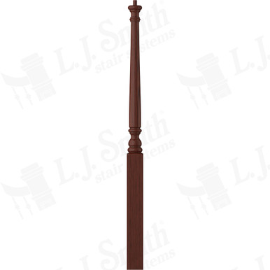 L.J. Smith 3" Long Utility Newel · LJ-4014-MH — stair parts selection with LeviArs Design & Remodeling