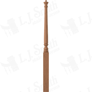 L.J. Smith 3" Long Utility Newel · LJ-4014-WO — stair parts selection with LeviArs Design & Remodeling