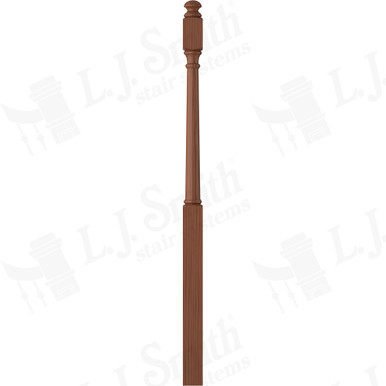 L.J. Smith 3" Long Utility Newel · LJ-4042-HC — stair parts selection with LeviArs Design & Remodeling