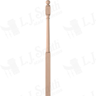 L.J. Smith 3" Long Utility Newel · LJ-4042BT-B — stair parts selection with LeviArs Design & Remodeling