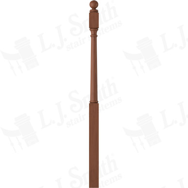 L.J. Smith 3" Long Utility Newel · LJ-4042BT-C — stair parts selection with LeviArs Design & Remodeling