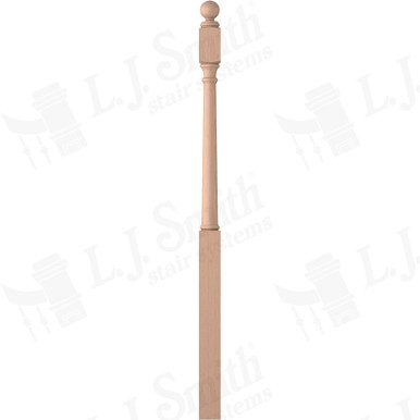 L.J. Smith 3" Long Utility Newel · LJ-4042BT-HM — stair parts selection with LeviArs Design & Remodeling