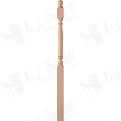 L.J. Smith 3" Long Utility Newel · LJ-4152-HM — stair parts selection with LeviArs Design & Remodeling