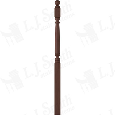 L.J. Smith 3" Long Utility Newel · LJ-4152-W — stair parts selection with LeviArs Design & Remodeling